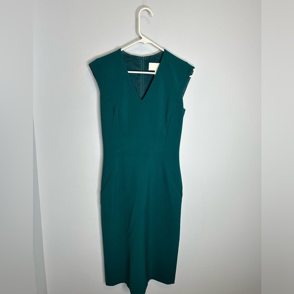 Hugo Boss Green Fully Lined Dress size 2 - Picture 1 of 7